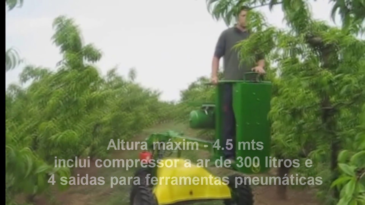 PLATAFORMA ELEVAT&Oacute;RIA PARA COLHEITA E PODA DE ARVORES M.MARTI