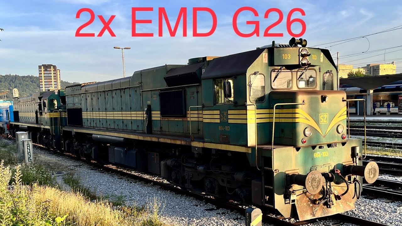 2x EMD G26 Locomotive's