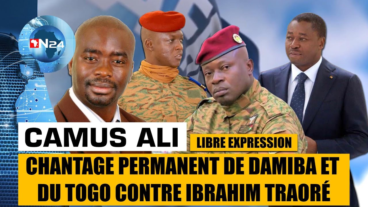 CAMUS ALI : Chantage permanent de PAUL HENRI DAMIBA et du Togo contre le CPT IBRAHIM TRAORÉ