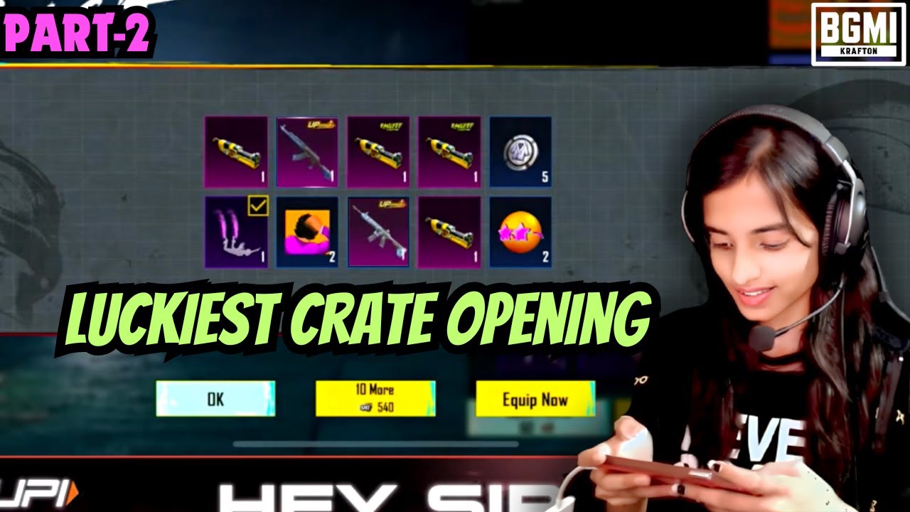 BGMI LUCKIEST CRATE OPENING | WINTER CRATE OPENING 🥶 | M416 + AKM GLACIER CRATE OPENING 🥶❤️‍🔥