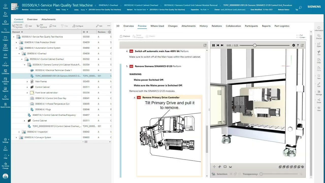 Teamcenter SLM Product Demonstration