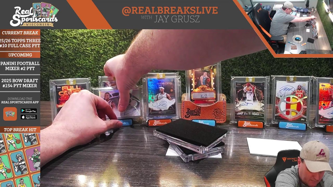 2025/26 Topps Three Basketball #10 FULL CASE Pick Your Team (3/6/26)