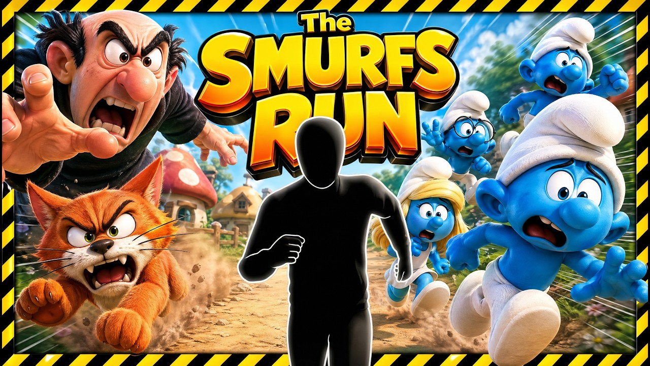Immersive Interactive Warm Up | THE SMURFS RUN | Full Body #6