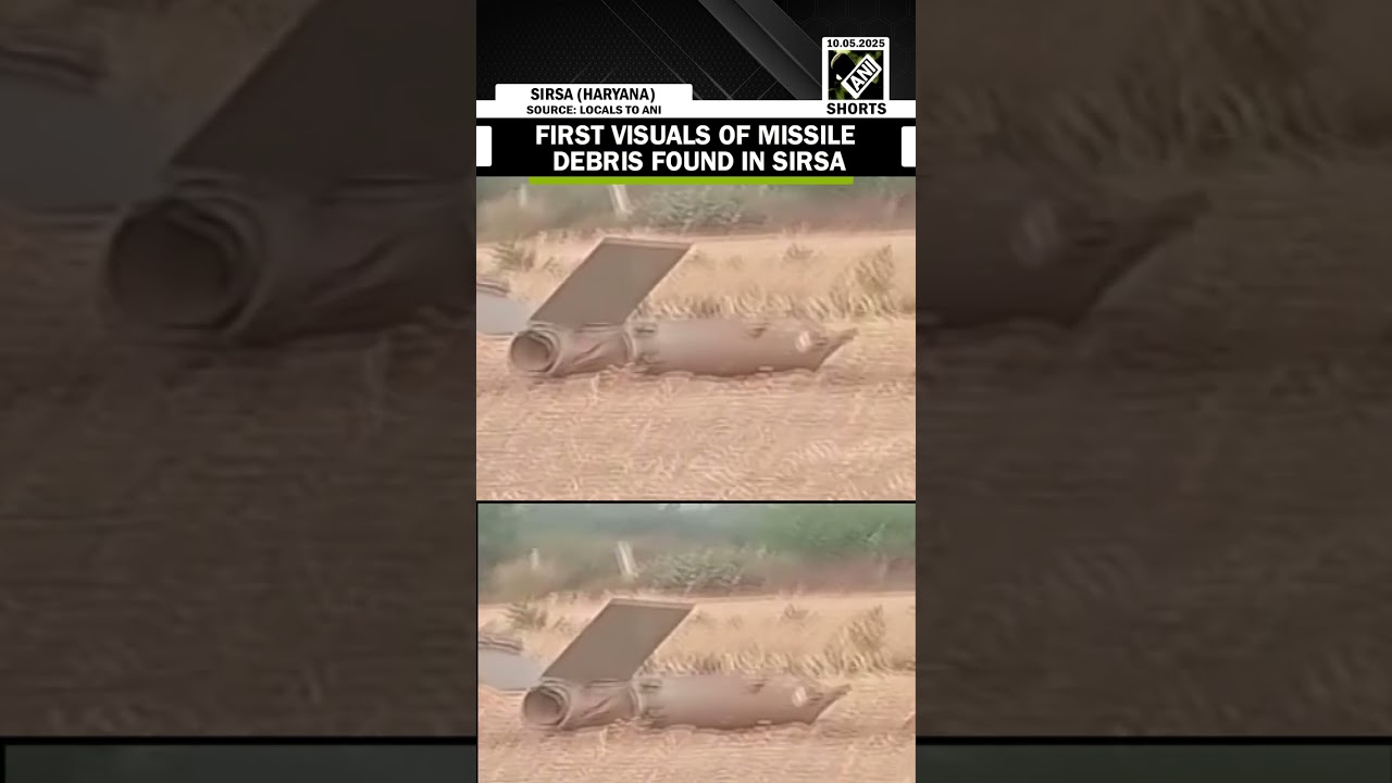 First visuals of missile debris found in Sirsa, Haryana; Eyewitness narrates moment of impact story