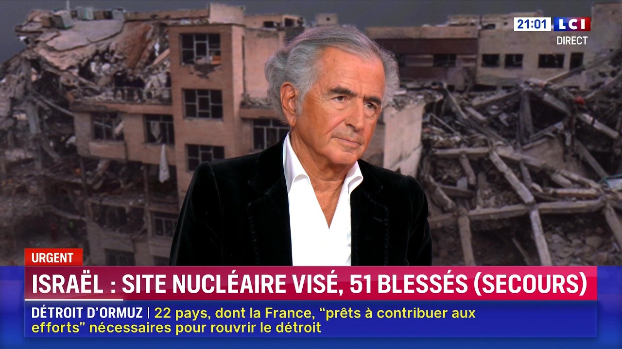 Bernard-Henri L&eacute;vy - LCI : guerre en Iran, site nucl&eacute;aire vis&eacute; en Isra&euml;l & Liban (21 mars 2026)