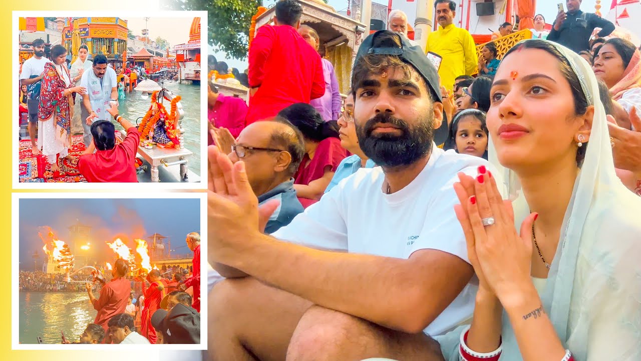 Ganga Aarti with Rawat Family - Haridwar Vlog