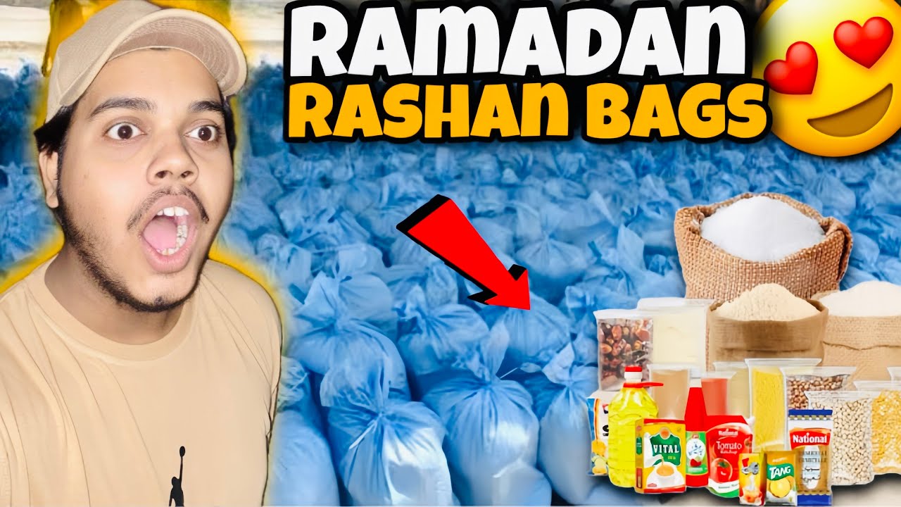 Finally Ramadan ka Rashan ka bags agaye😍Halat kharab hogai bags ko autha krr❤️ |Nadir farooq world|