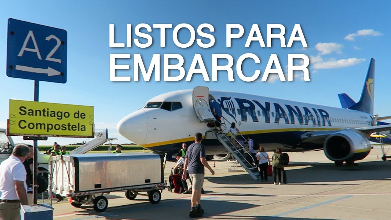 Cómo Se EMBARCA (Boarding): Aeropuerto Frankfurt Hahn - Ryanair - Control de Seguridad (Víd 2 de 2)