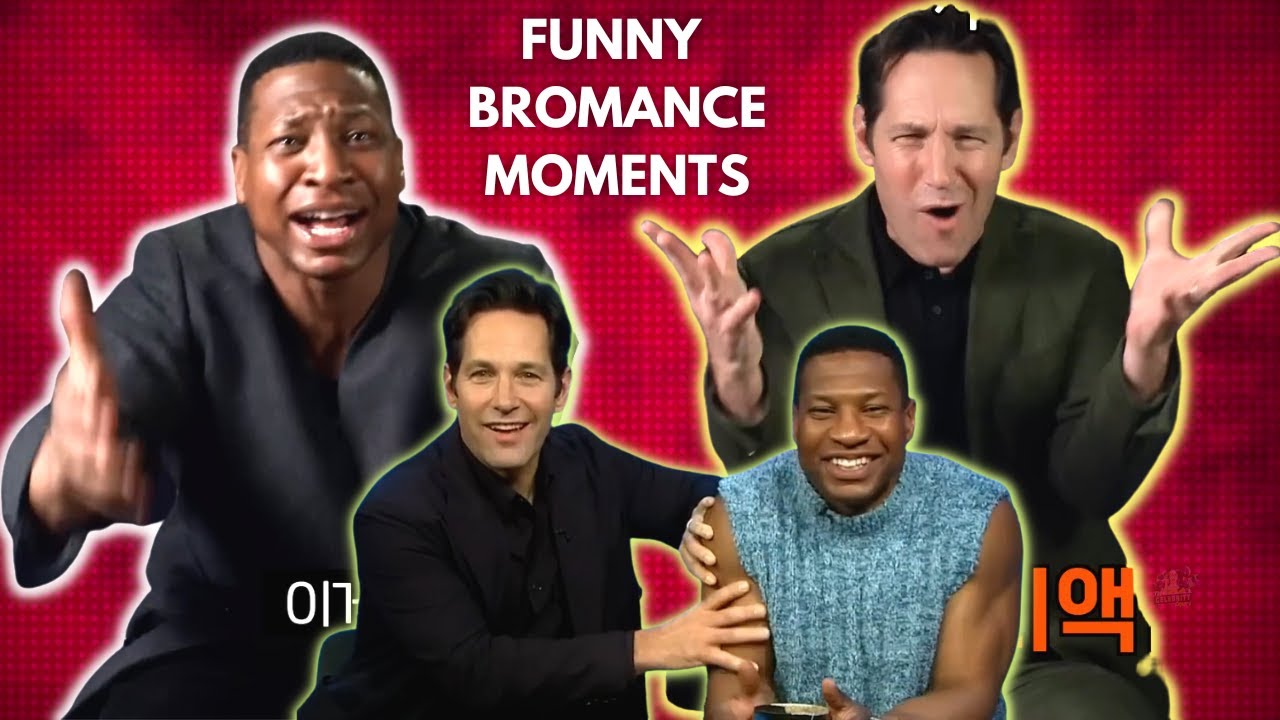 Paul Rudd and Jonathan Majors Funny Bromance Moments