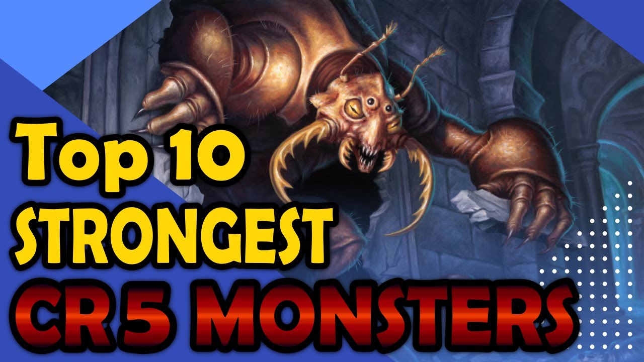 Top 10 Strongest CR5 Monsters in DnD 5e