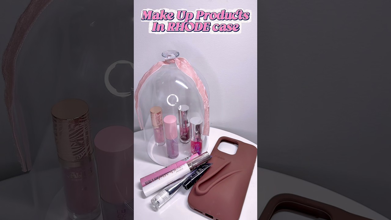 Make Up Products in Rhode case🩷✨ #rhode #phonecase #makeupproducts #viralmakeup #shorts #beauty