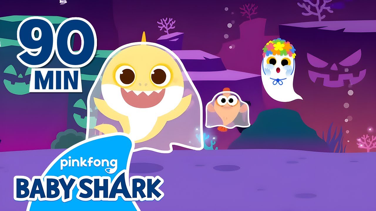 BOO! Baby Shark Turns into a Ghost! | +Compilation | Halloween Story for Kids | Baby Shark Official