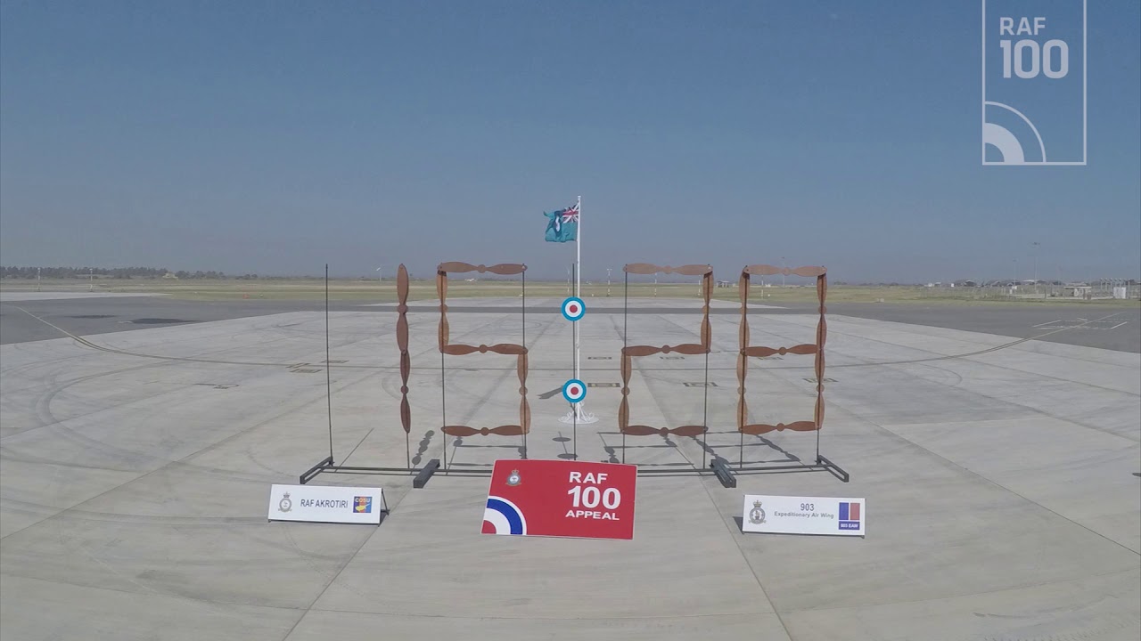 RAF 100 Akrotiri Clock 24 hr time-lapse