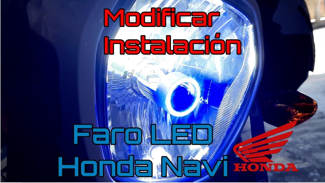 Instalación foco Led Honda Navi 2023