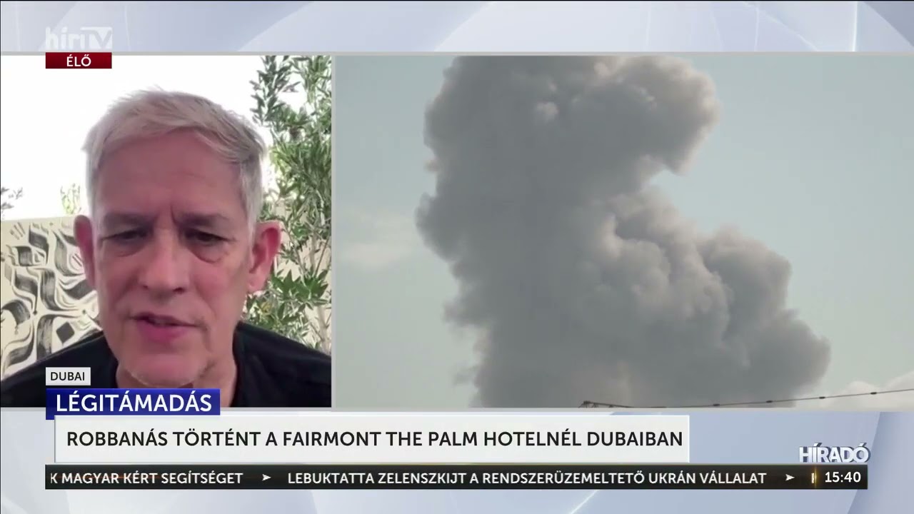 Robbanás volt a Fairmont The Palm luxszusszállodánál Dubaiban - HírTV