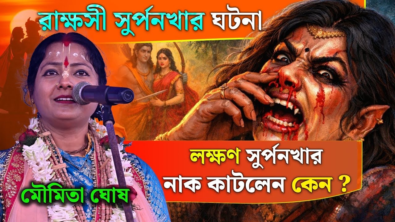 রাক্ষসী সুর্পনখার অজানা ঘটনা ! মৌমিতা ঘোষ এর নতুন কীর্তন ২০২৬ ! Moumita Ghosh Kirtan 2026
