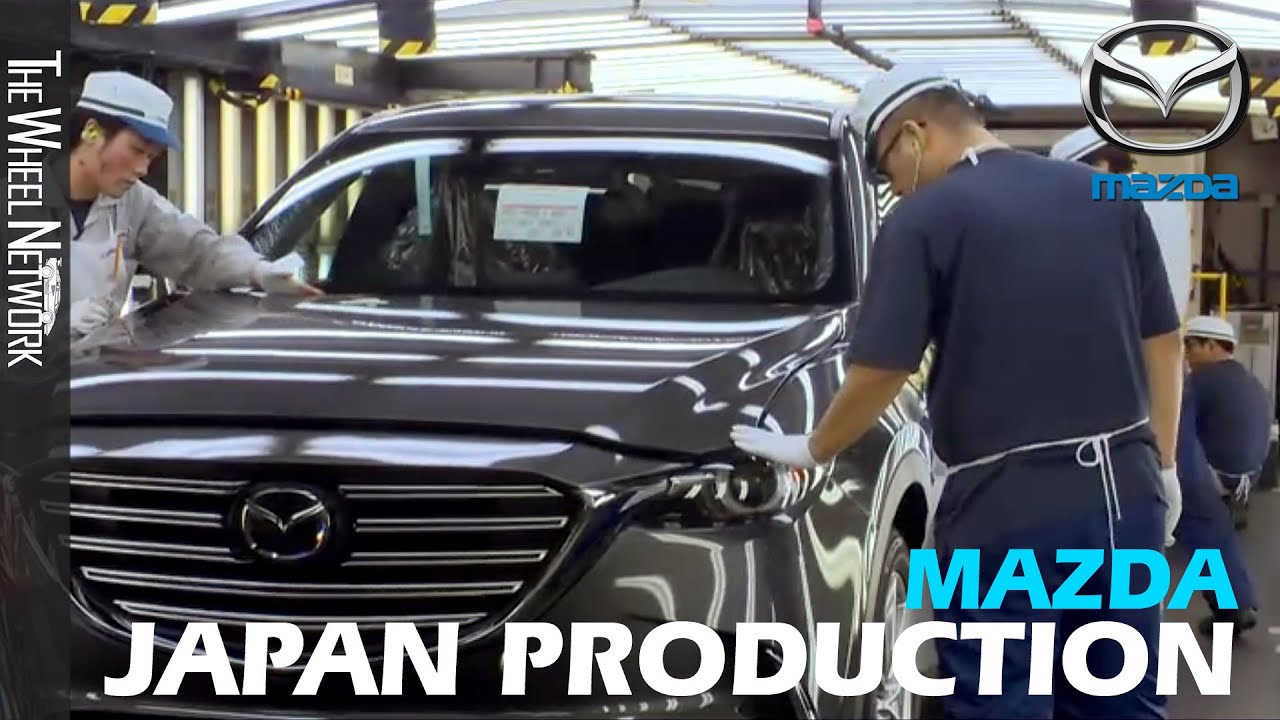 Mazda Production in Hiroshima, Japan – CX-3, CX-5, CX-9, MX-5 and Engine Manufacturing