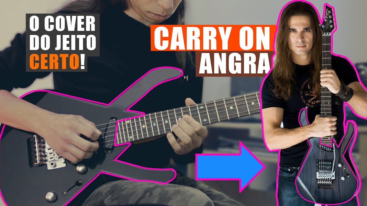 ANGRA - CARRY ON (GUITAR COVER) | Luan Proença