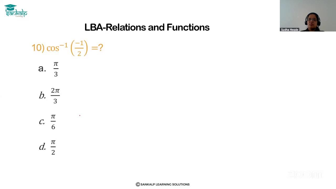 Sankalp-Math-Inverse Trigonometric Functions=PU2-KCET-P1