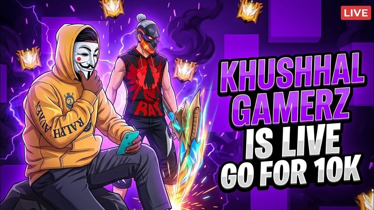 KHUSHHAL GAMERZ IS LIVE NOW 🔴 1 v 20 CUSTOM #freefire #shortviral #shortfeed #trending #shortfeed