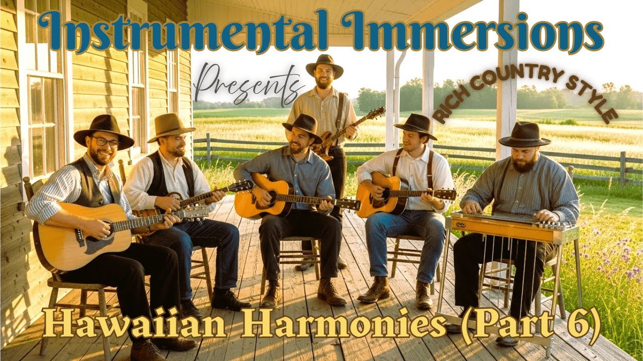 Hawaiian Harmonies (Part 6) | Instrumental Immersions | Tranquil Country Lap & Steel Guitars