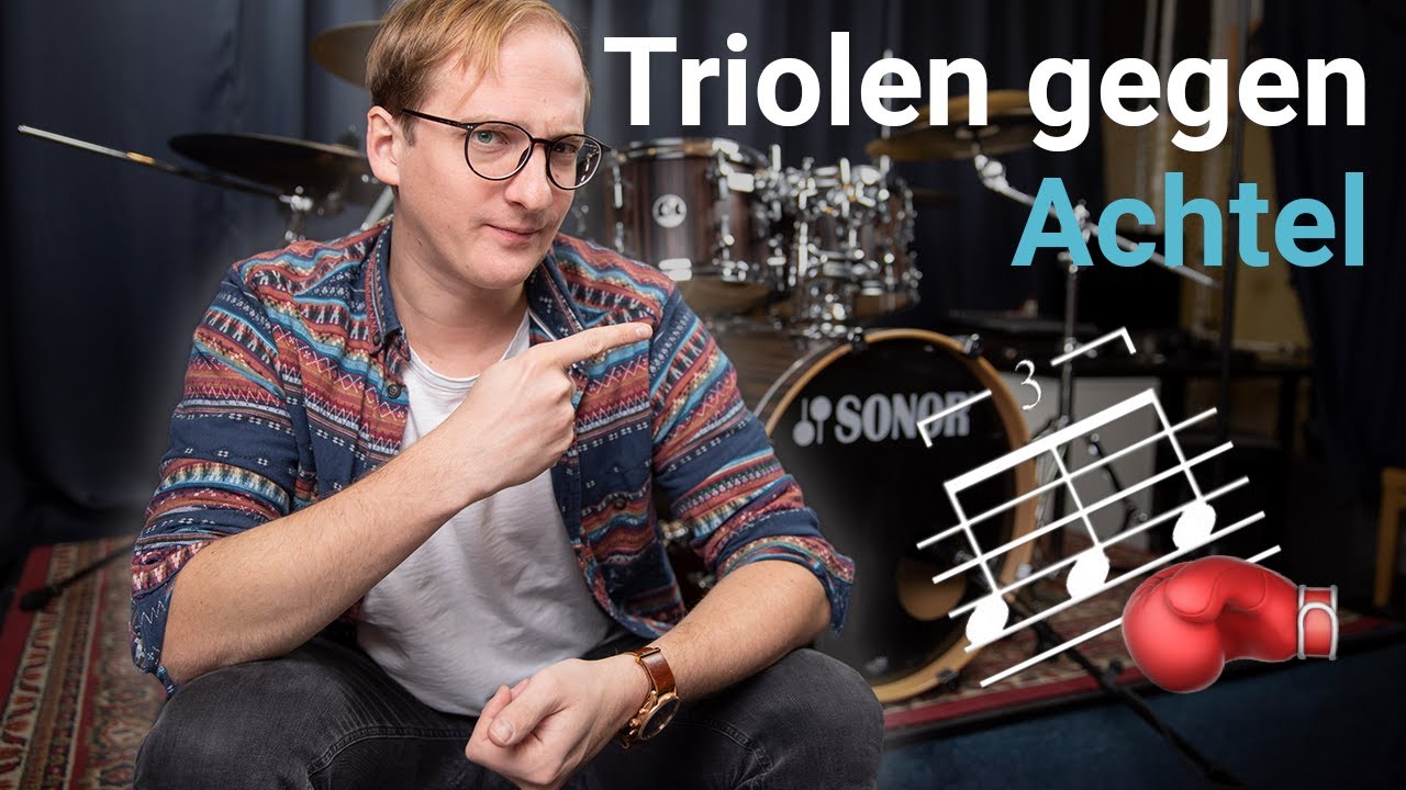 Schlagzeug - Triolen gegen Achtel Grooves (Mix it 👨🏻‍🍳)