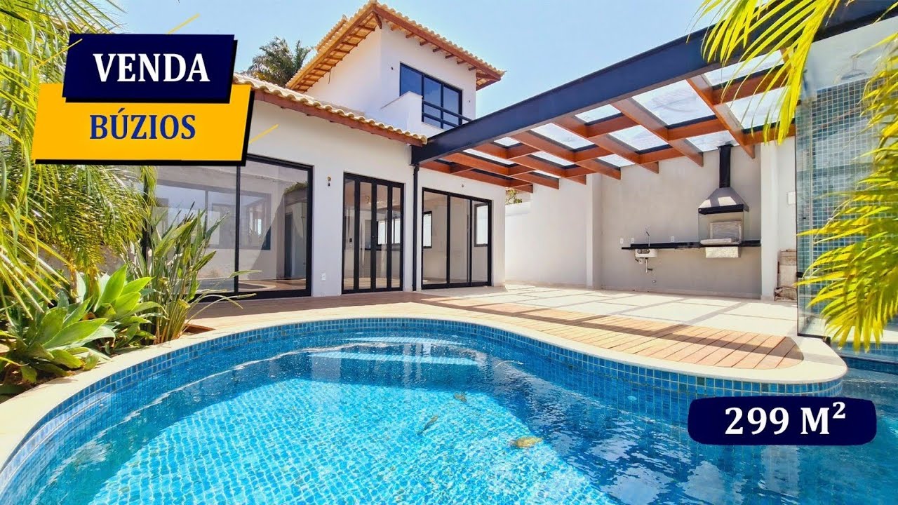 BÚZIOS GERIBÁ NOVÍSSIMA CASA CONTEMPORÂNEA 299M² LUXUOSO LAZER PRIVATIVO 4 SUÍTES 4 VAGAS