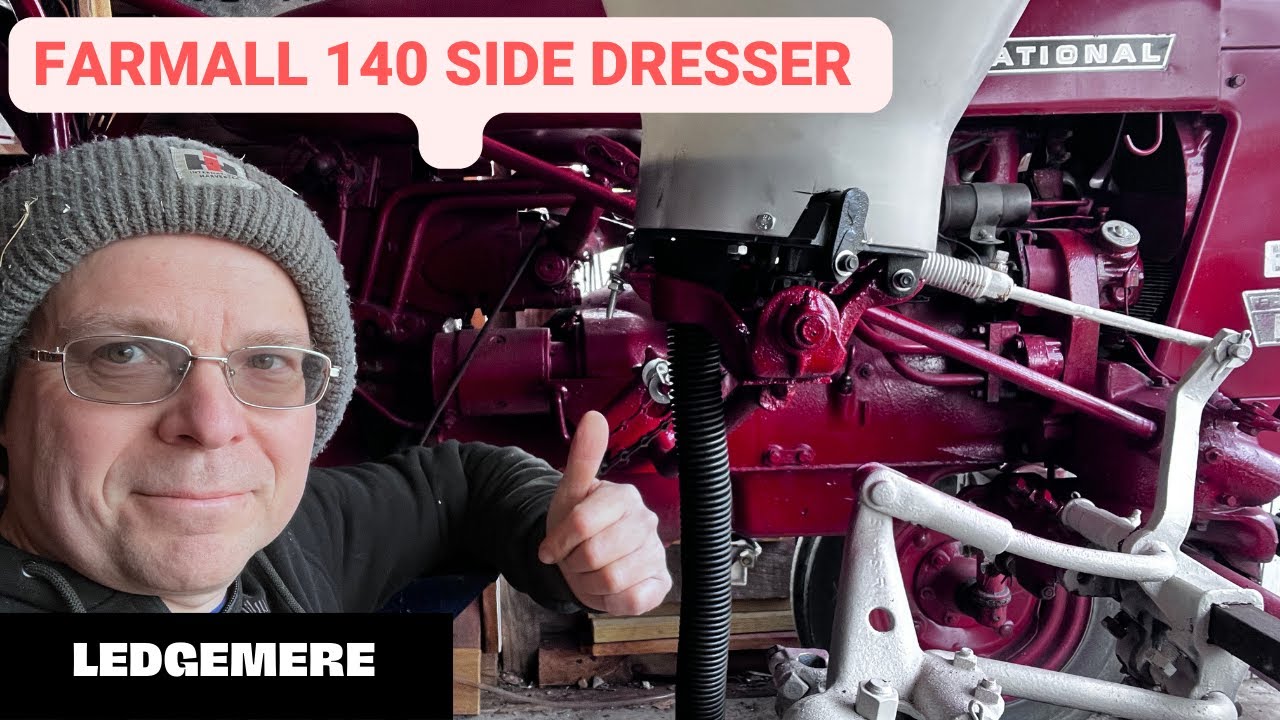 IH Farmall 140 Tractor 101 Side Dresser Installation Part 2