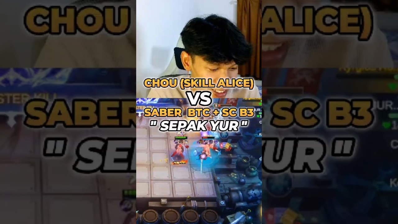 CHOU (SKILL ALICE) MENGGILA VS SABER STW BTC SC B3 | COMBO MAGIC CHESS TERKUAT 2026