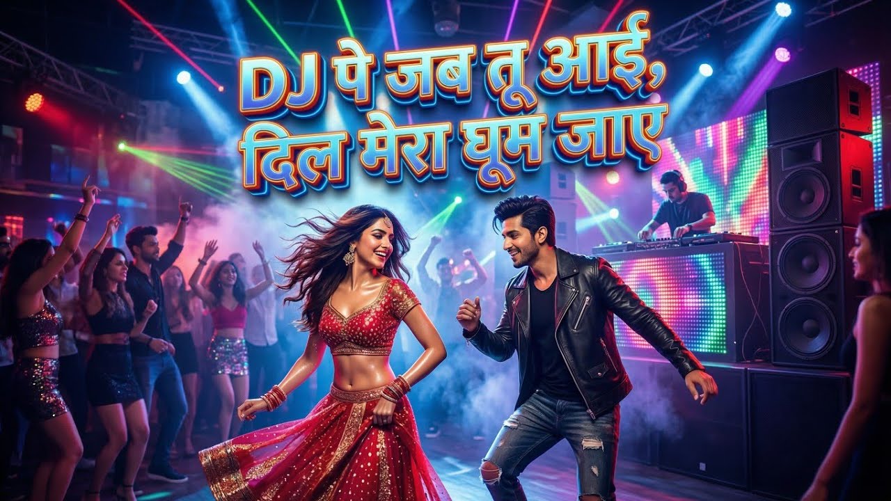 Dj Pe Jab Tu Aai Dil Mera Ghum Jaye | Hindi Remix Item Song | Romantic Song | Dance Party Song | 4K