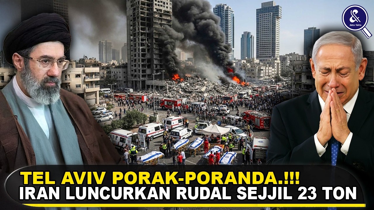 ISRAEL HANCUR! Iran Luncurkan 'RUDAL SEJJIL' Untuk Pertama Kalinya, Tel Aviv Porak-Poranda