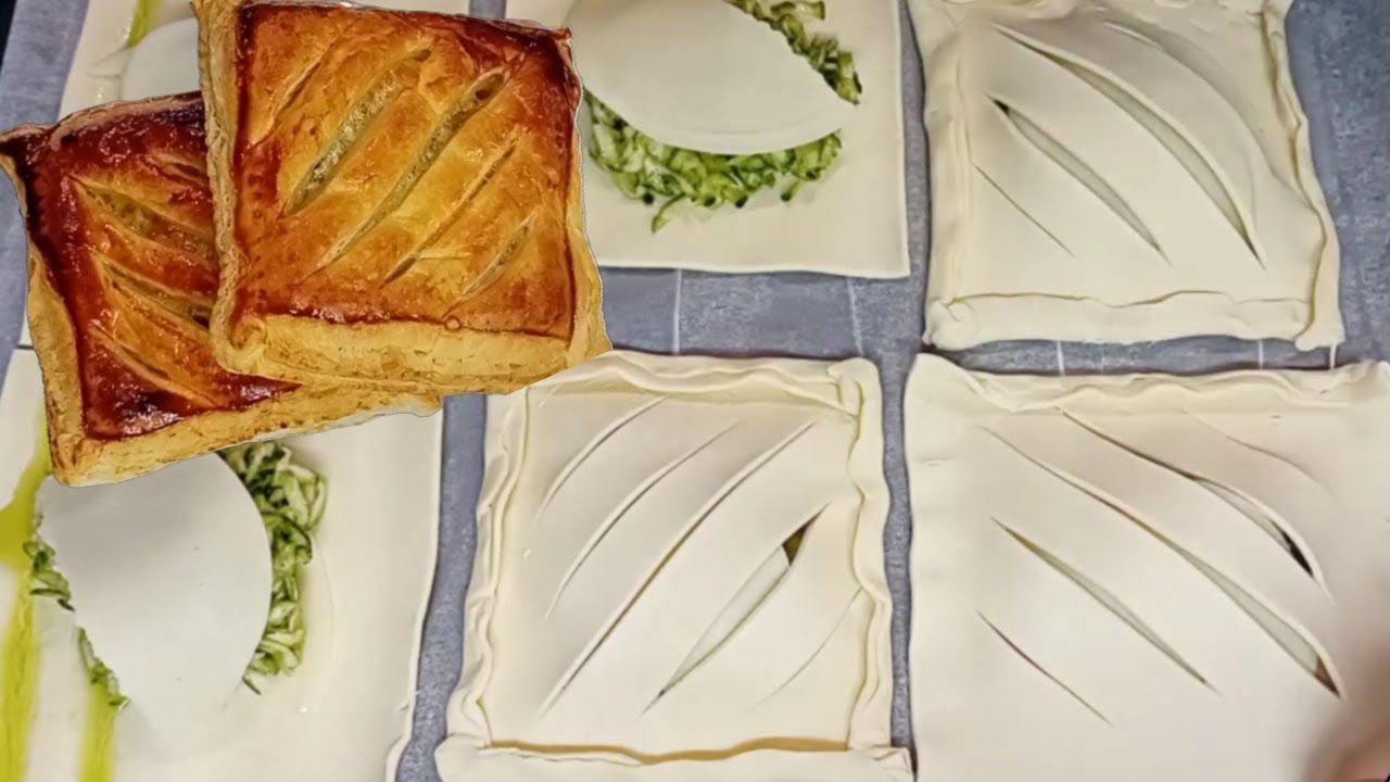 @ilgiramondodeifornelli antipasto di natale  PASTA SFOGLIA E CON ZUCCHINE  #pastasfoglia