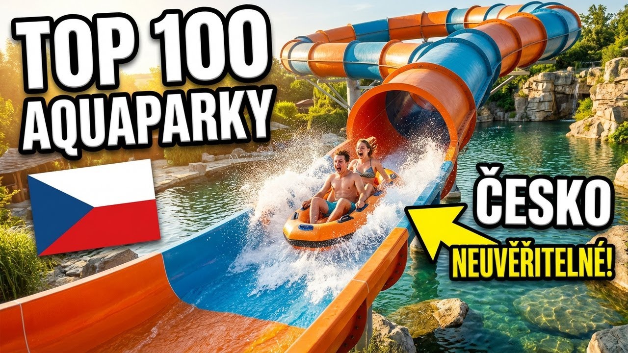 Česko: TOP 100 aquaparkov a prírodných kúpalísk, ktoré musíte vidieť!