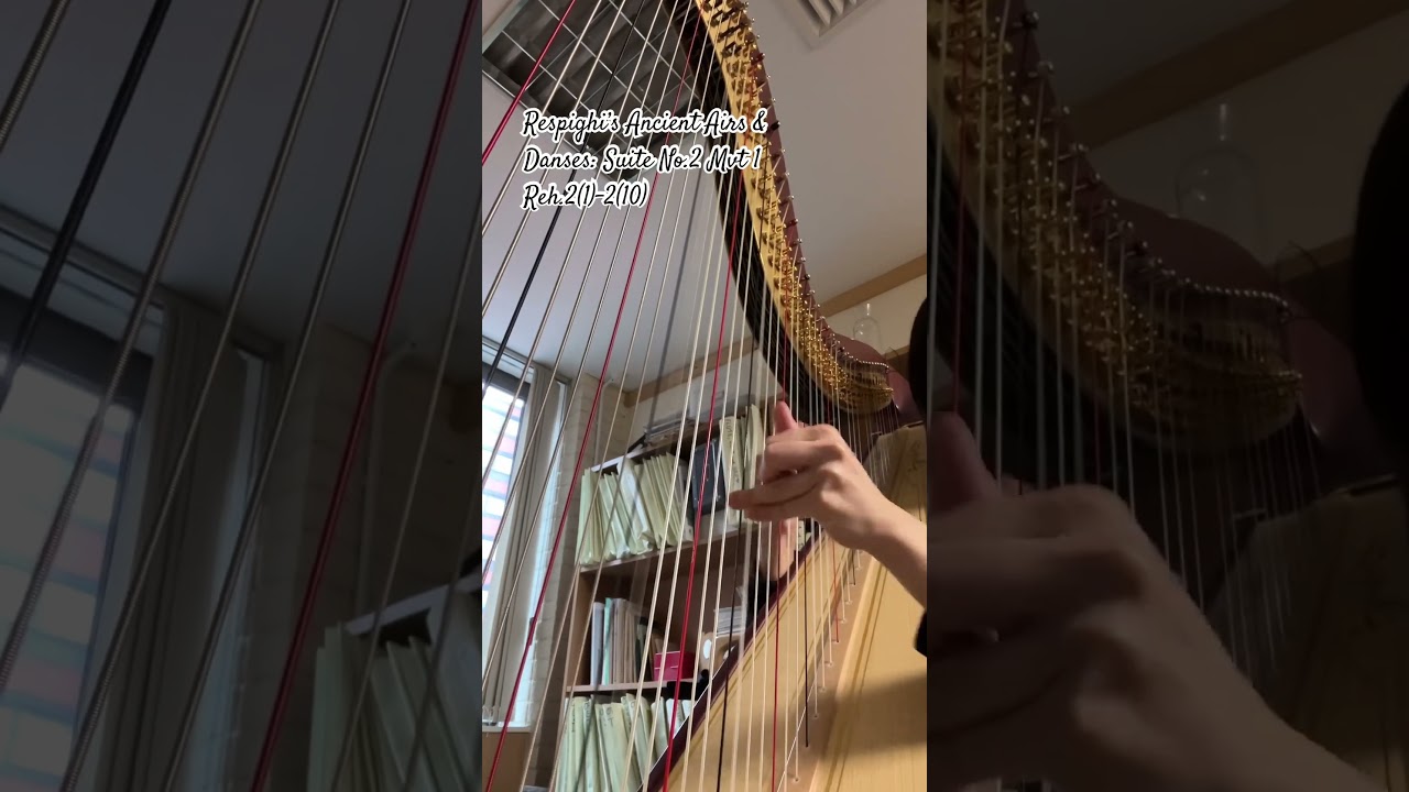 Respighi’s Ancient Airs & Danses #harp #music #harpplayer #orchestra #harpist