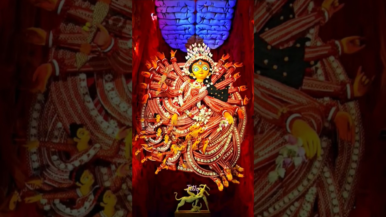 Nalin Sarkar Street 2025 ❤️ #durgapuja2025 #nalinsarkarstreet #kolkatadurgapuja #pujoshorts #viral