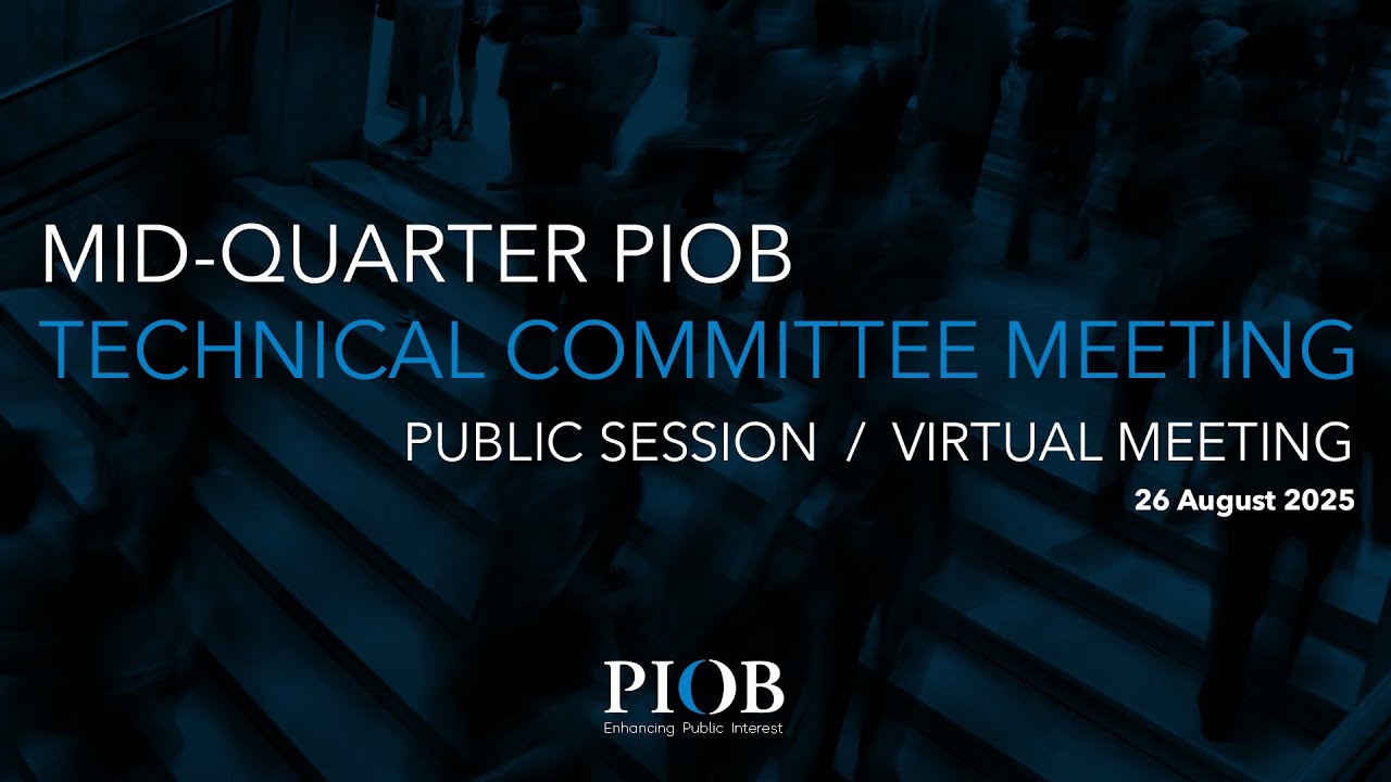 Video PIOB Mid-quarter Meeting Public Session / Virtual