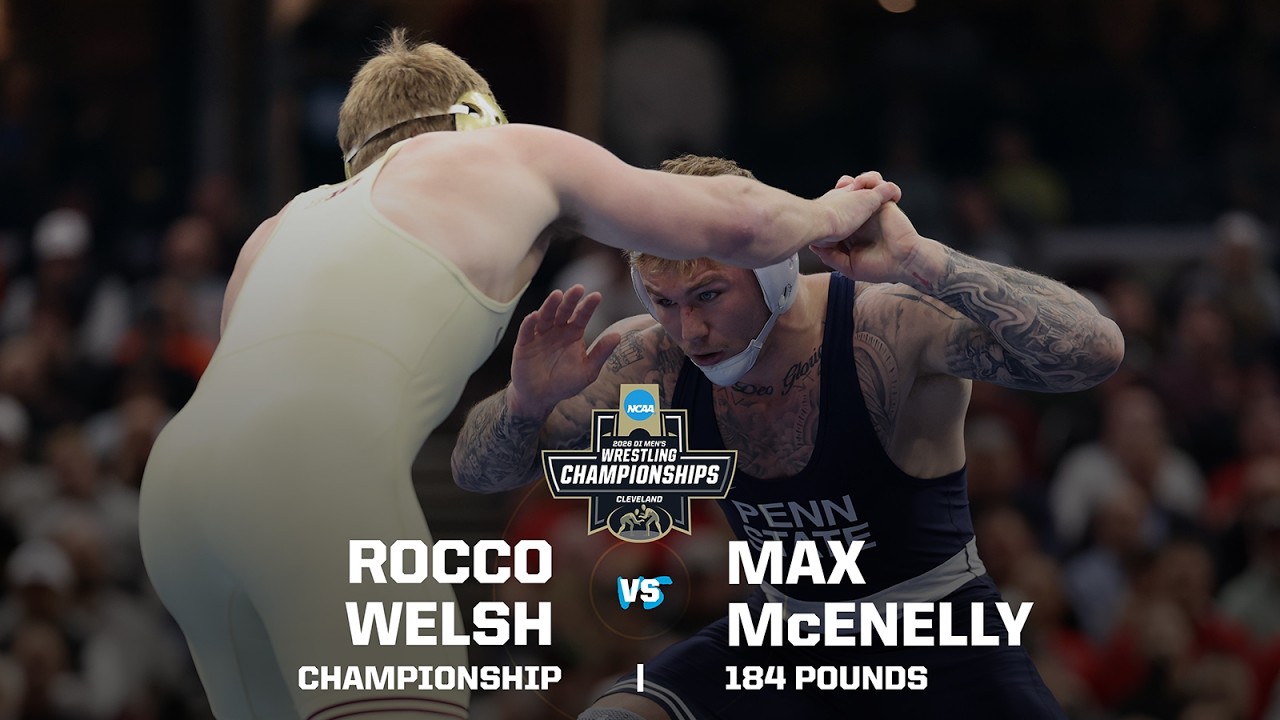 Max McEnelly vs. Rocco Welsh: 2026 NCAA wrestling championship (184 pounds)