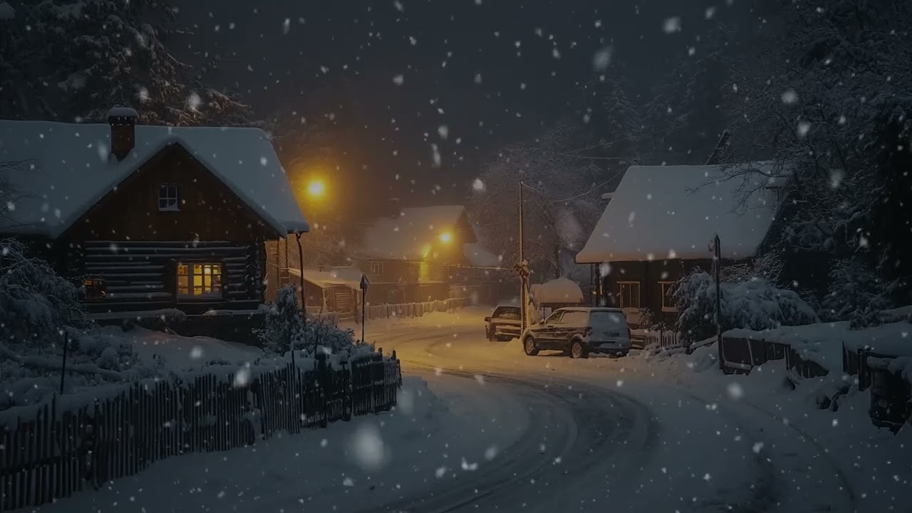 Snowstorm Serenity | Roaring Winds & Snowfall Ambience for Relaxation