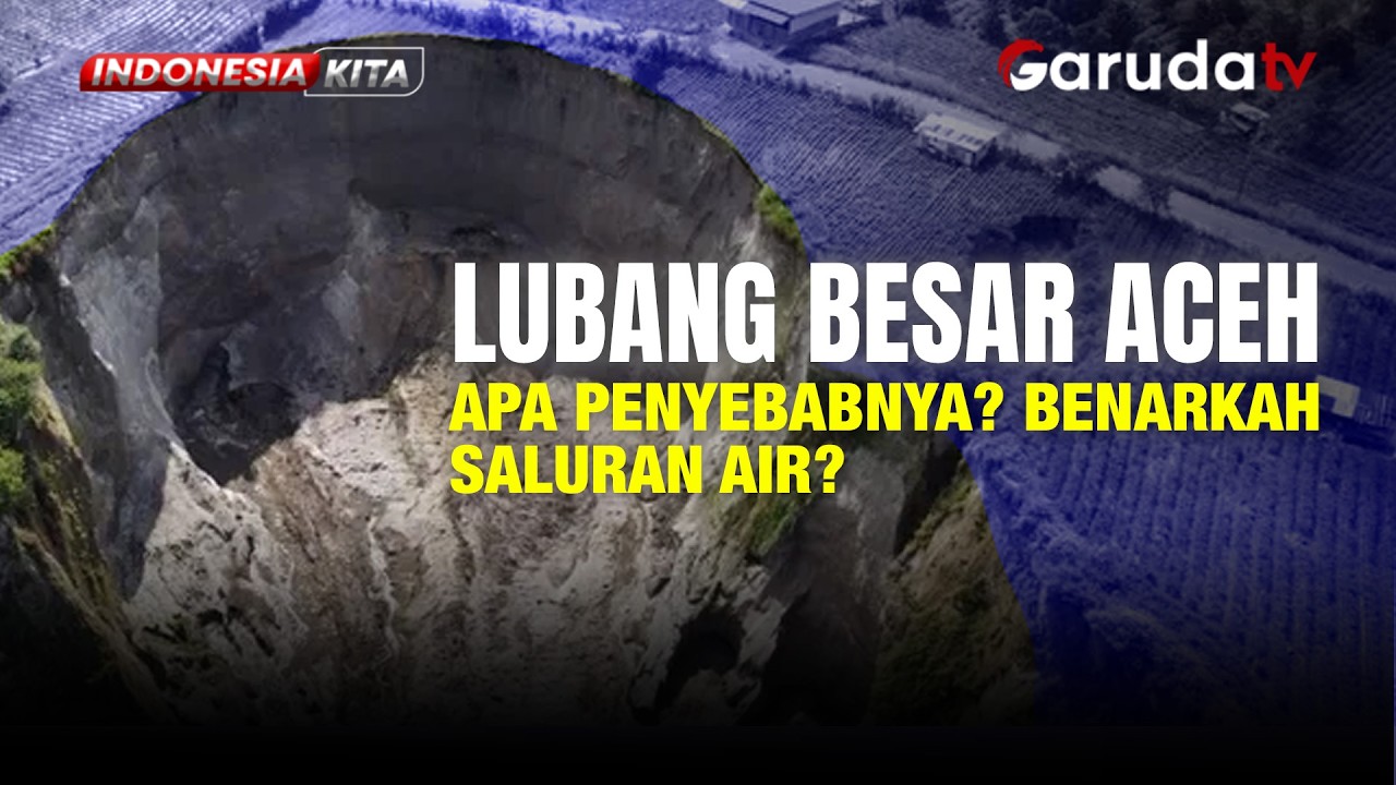 HEBOH! Lubang Besar di Aceh — Benarkah Disebabkan Saluran Air?