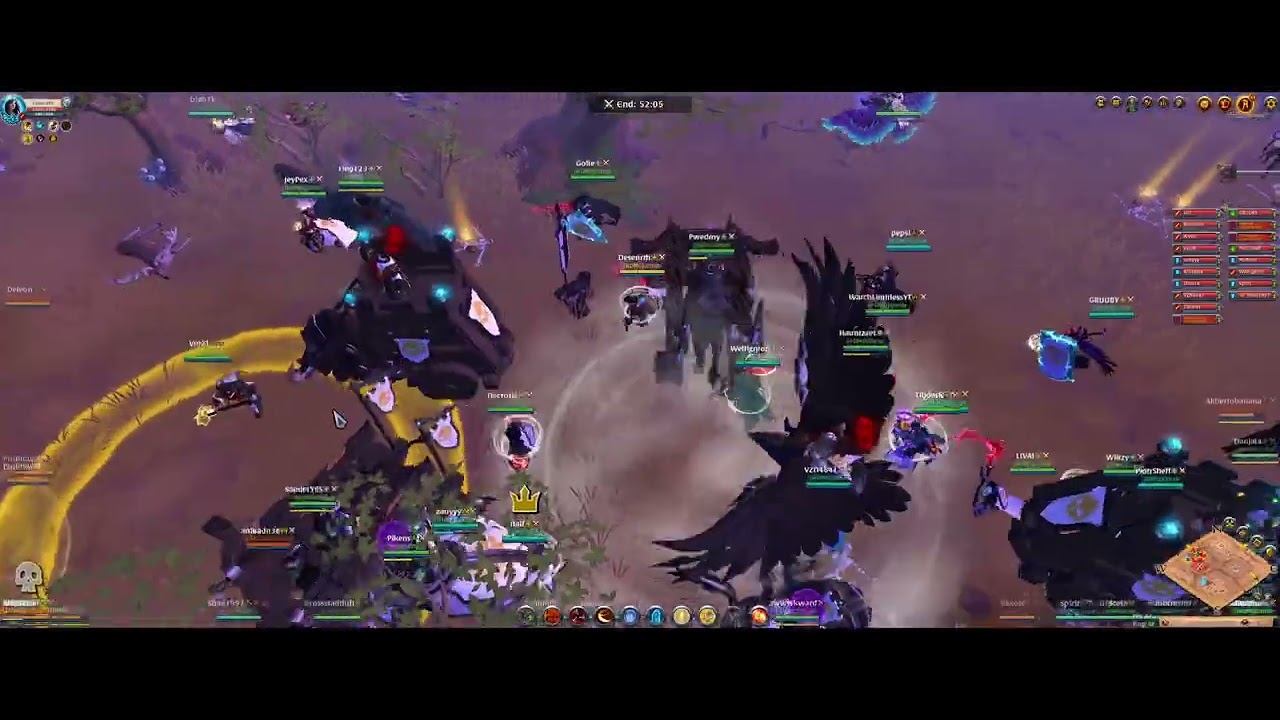 GRINDR VS WOOF WOOF AND OMBRA  l FULL HANDHOLD FIGHT !! l Albion Online ZVZ