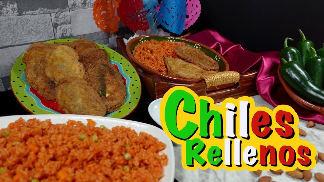 Recetas Chiles rellenos lampreados (Capeados) - Estilo Istmo de Tehuantepec #LaCocinaDeEddu