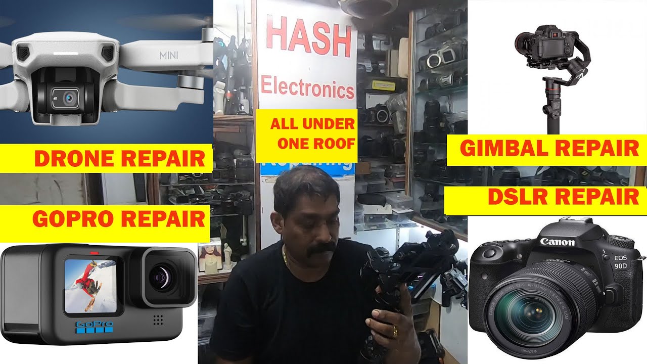 Gopro, Drones, Gimbal and DSLR Camera Repair | Best Technician in Mumbai
