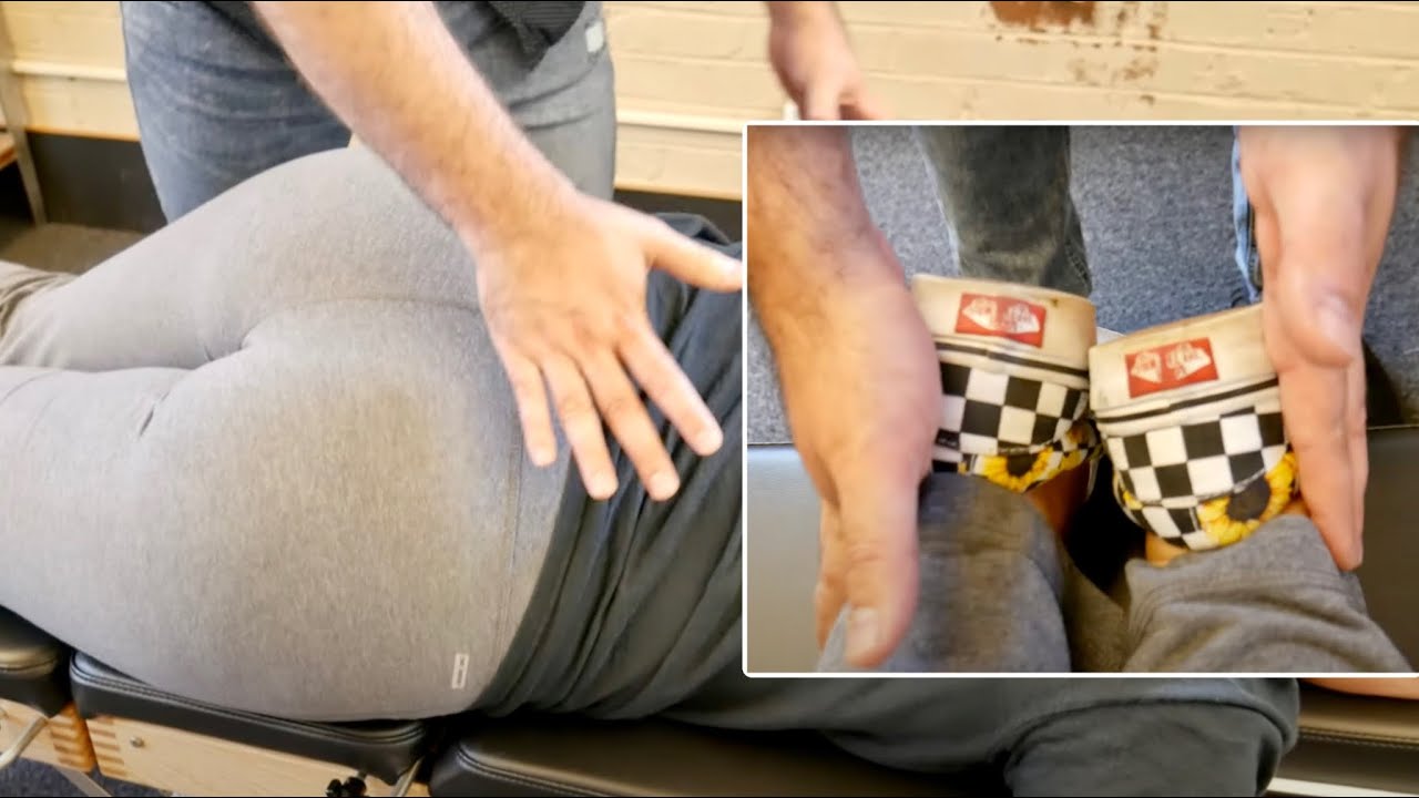 SEVERE *Chiropractic CRACKING* for DEEP *Low Back PAIN*