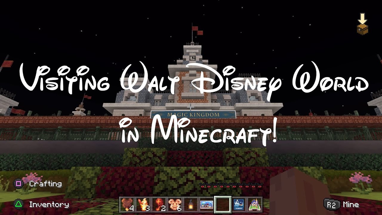 Minecraft Walt Disney World Magic Kingdom