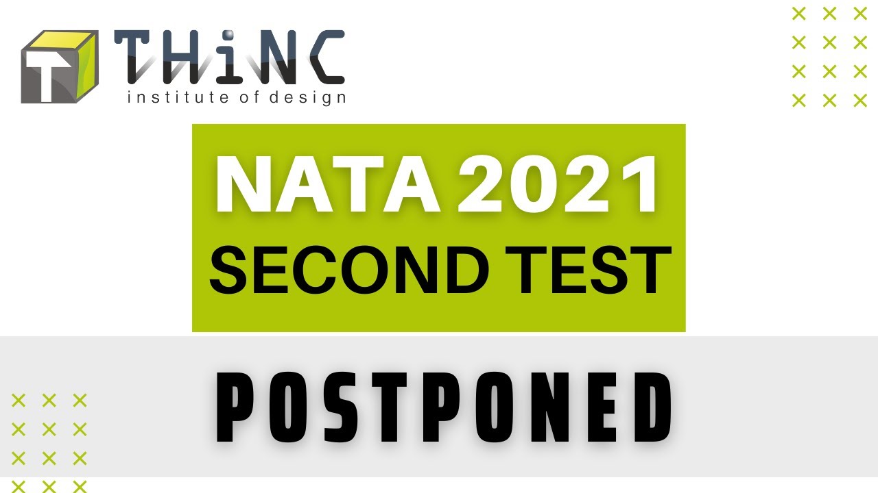 NATA Exam Postponed | NATA 2021 Postponed | NATA Second Test | Council of Architecture