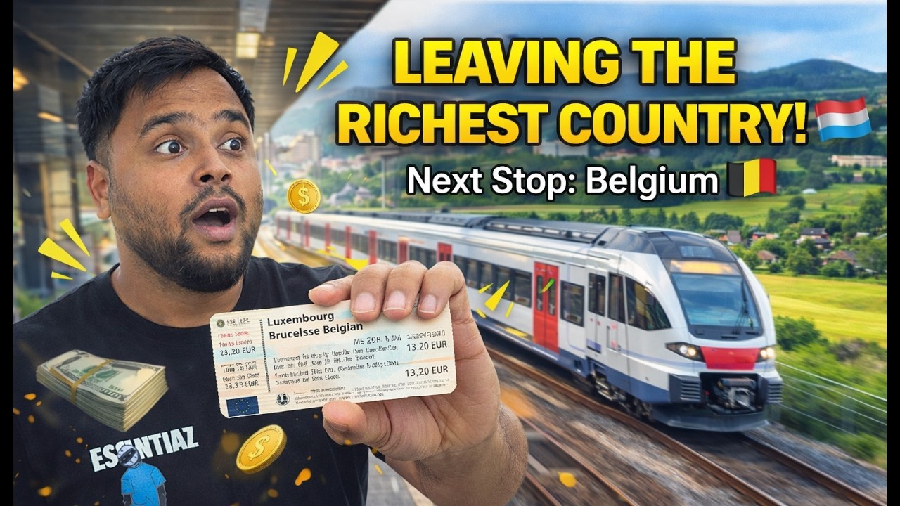Richest Country Chhod Diya… Brussels Kyun Ja Raha Hoon? 🇱🇺➡️🇧🇪 | Indian in Europe