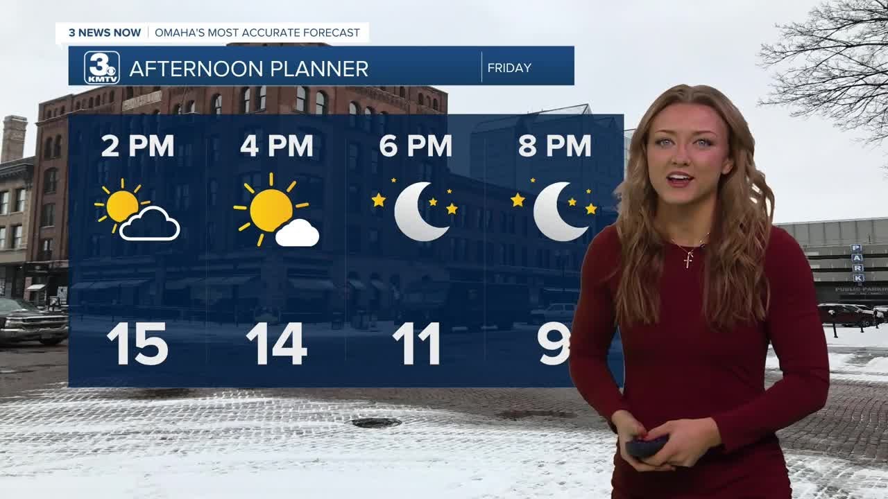 A cold Friday to turn into weekend snow chances