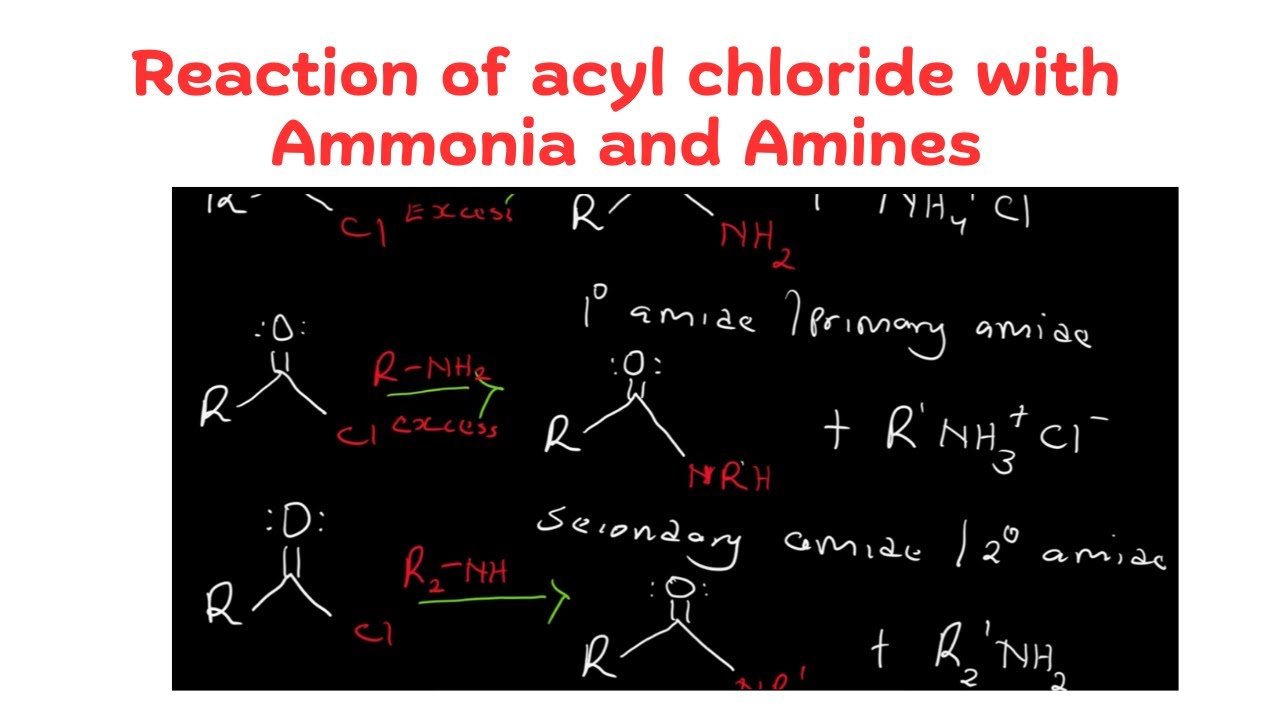 Reactions of Acid Chlorides with Ammonia and Amines