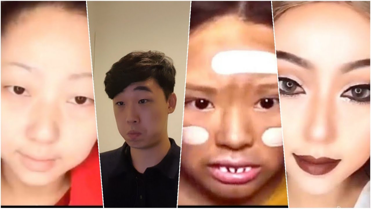 Korean reacts to VIRAL ASIAN MAKE UP TRANSFORMATION