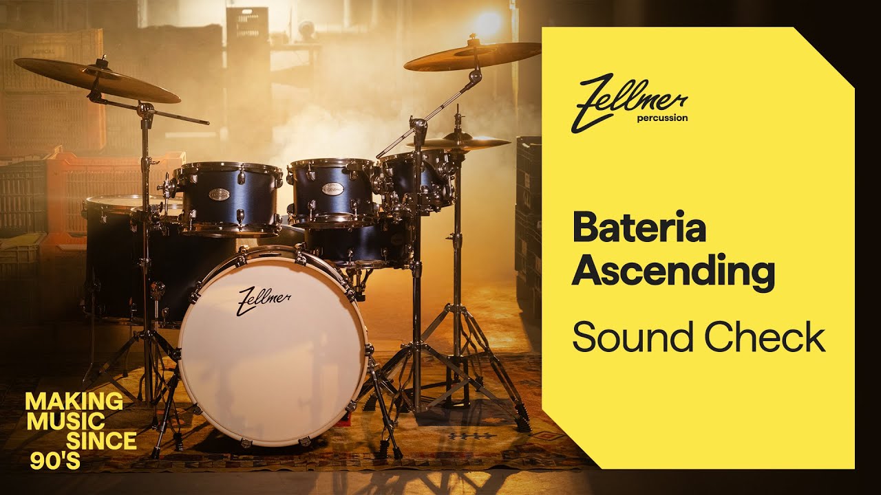 Bateria Ascending I Zellmer Soundcheck com @thiagosilval._